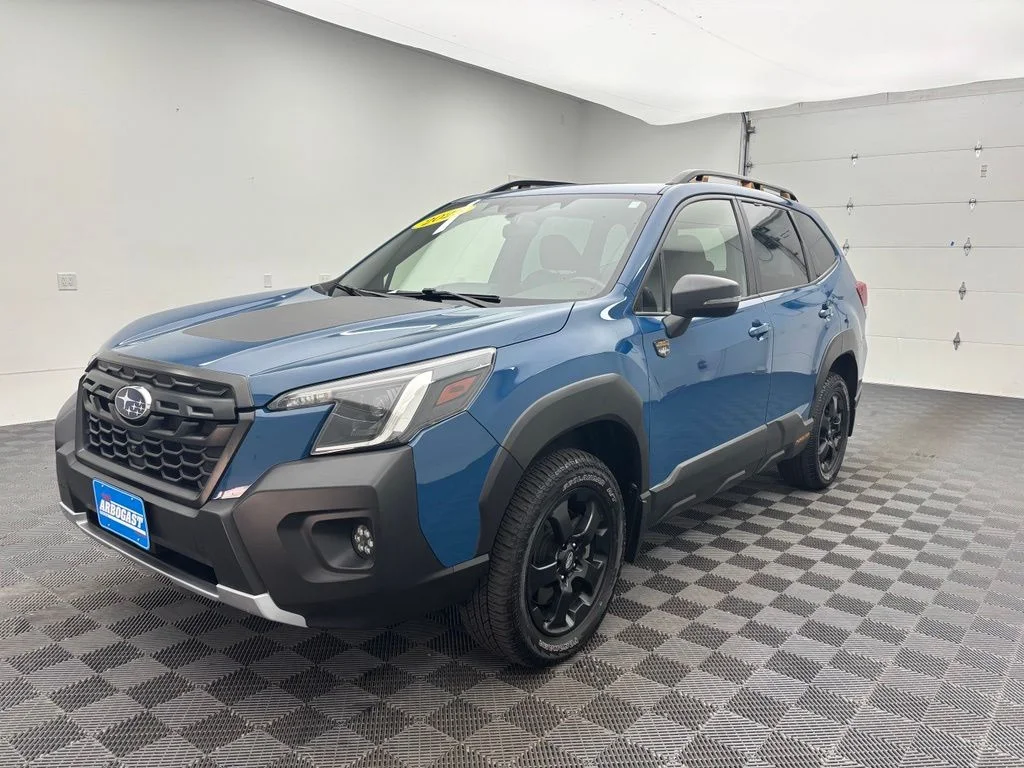 Used 2023 Blue Subaru Wilderness image 2