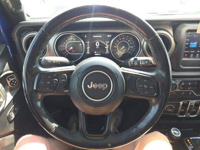 Used 2020 Ocean Blue Metallic Clearcoat Jeep Sport S image 16