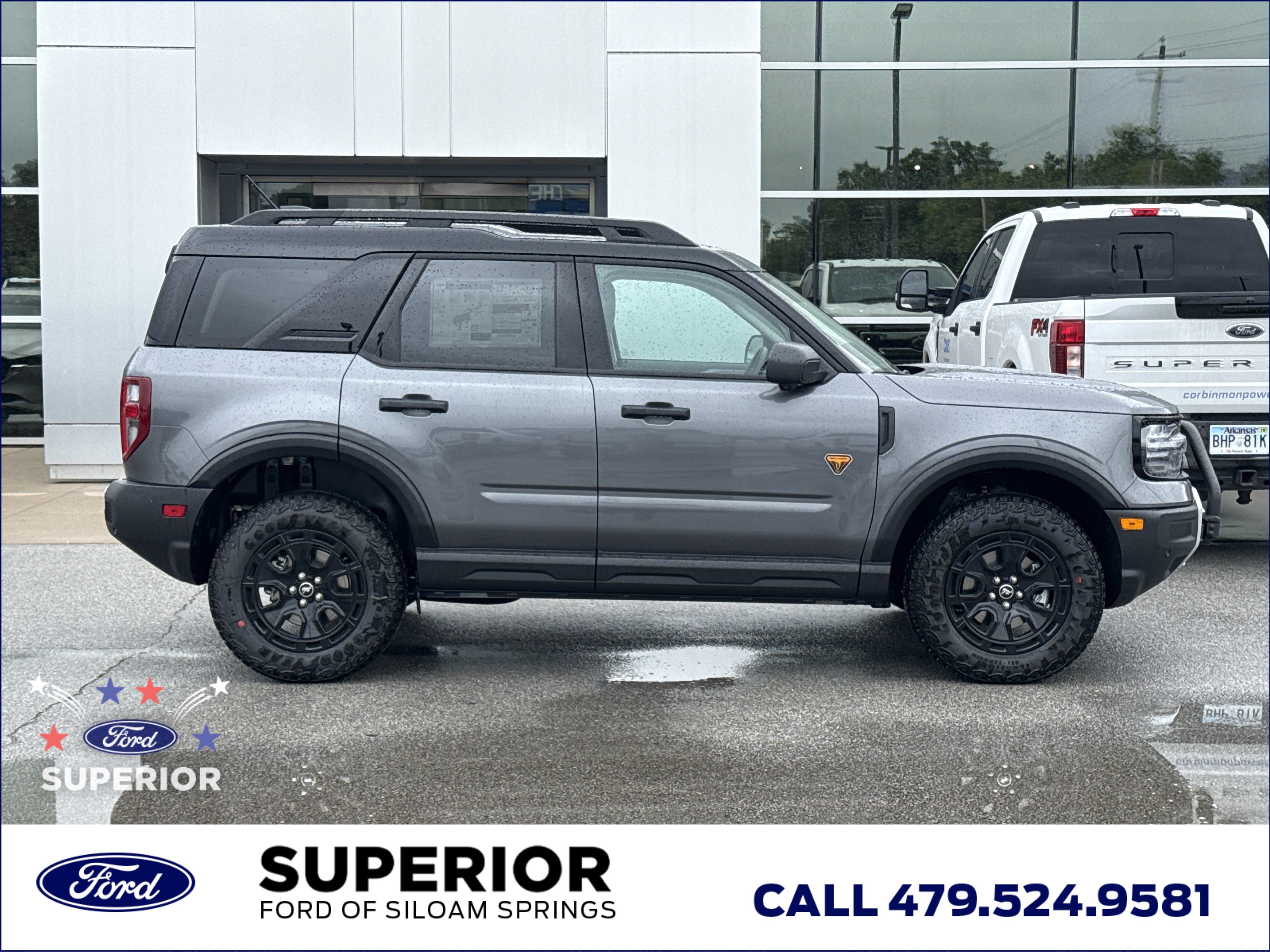 New 2026 Carbonized Gray Metallic Ford Badlands 4WD image 2
