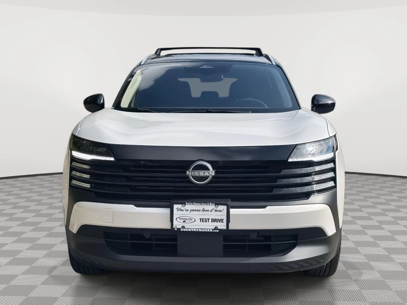 New 2026 Aspen White TriCoat / Super Black Two-tone Nissan SV image 2