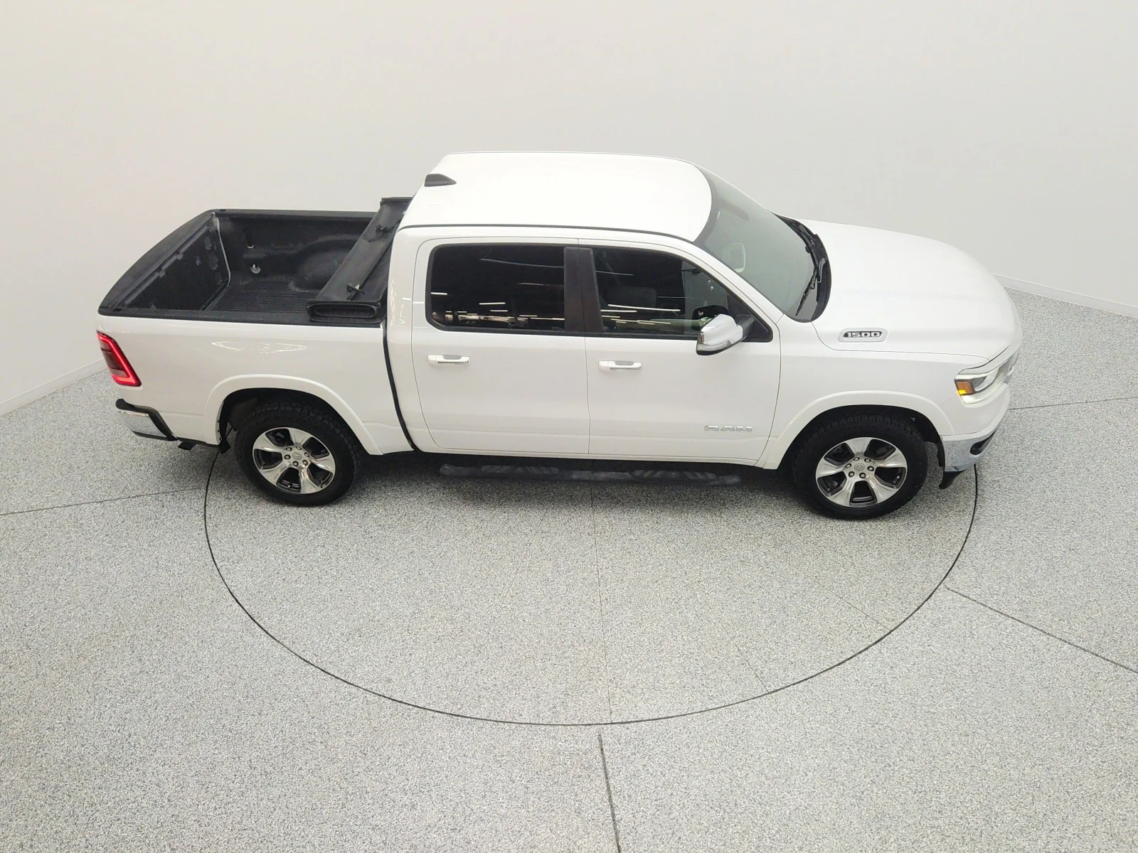 Used 2019 Ivory White Tri-Coat Pearlcoat Ram Laramie 4x2 Crew Cab 5