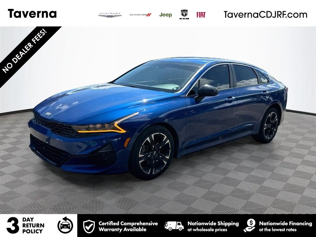 Used 2021 Blue Kia GT-Line image 1