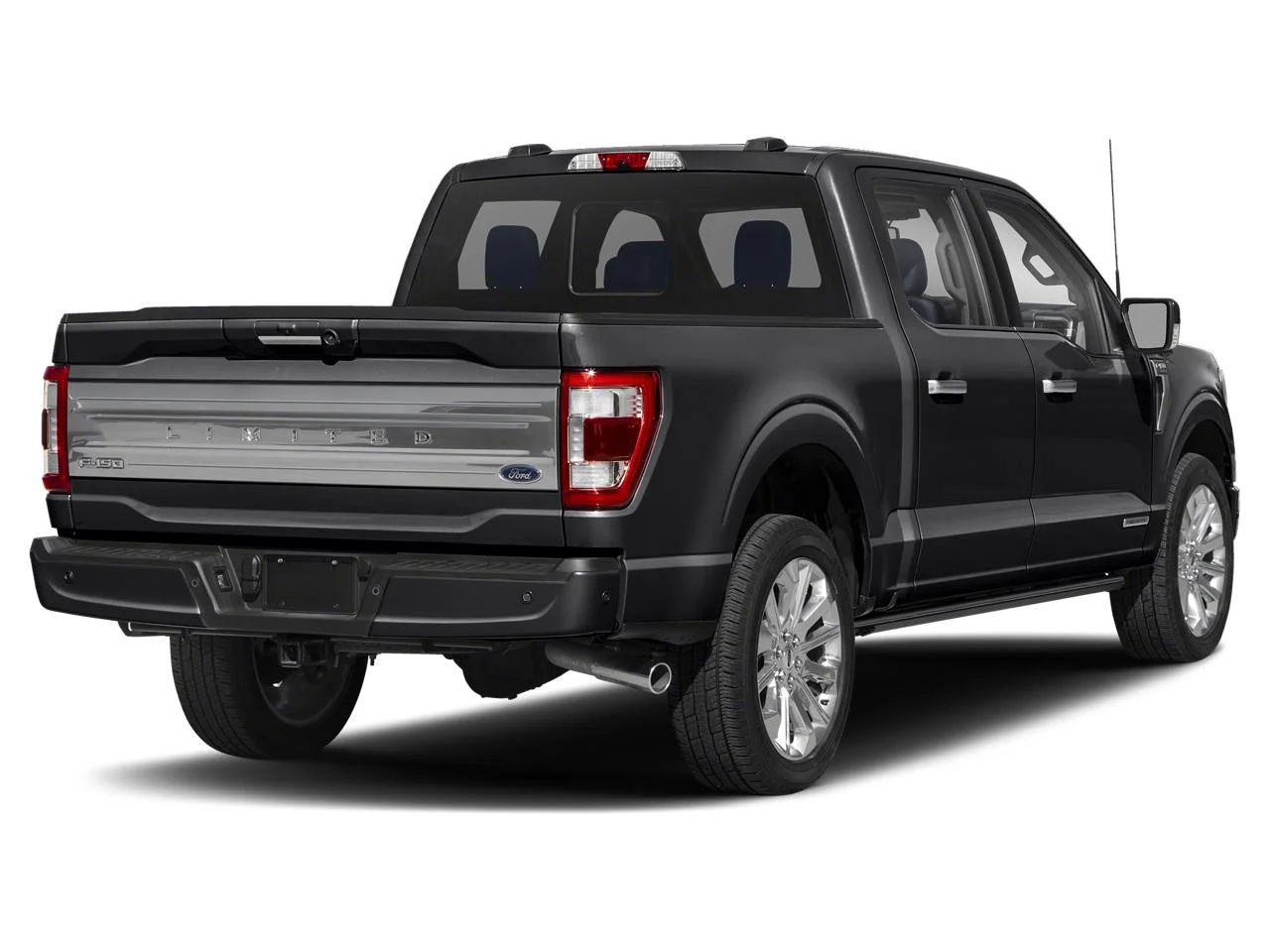 Used 2023 Agate Black Metallic Ford Limited image 58
