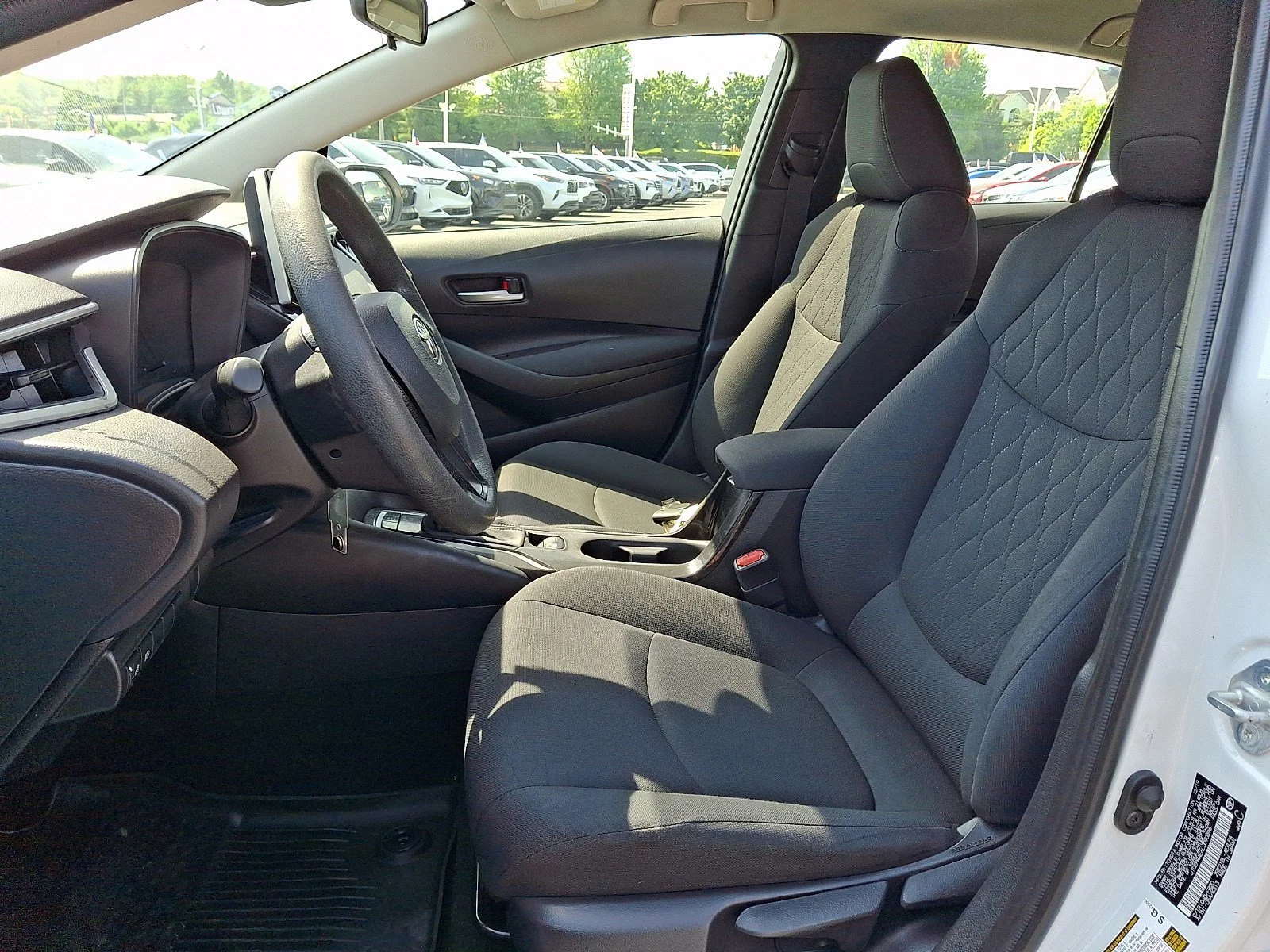 Used 2020 Super White Toyota LE image 14