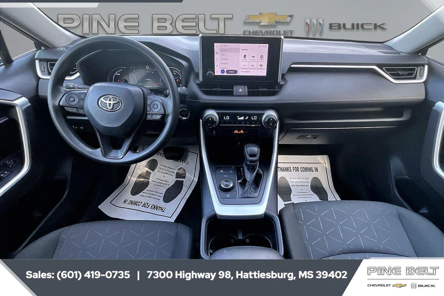 Used 2024 Silver Sky Metallic Toyota Hybrid XLE image 13