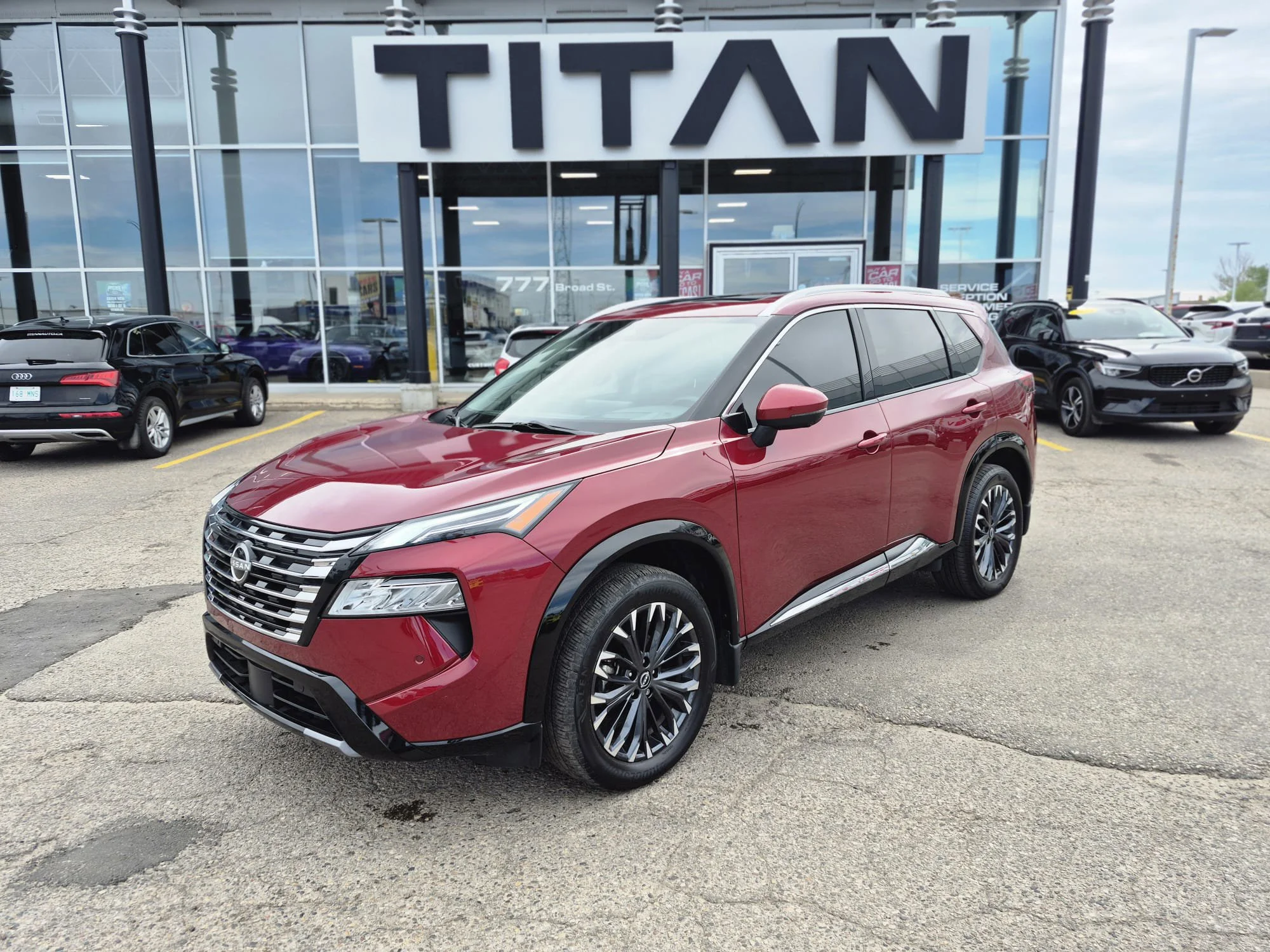 Certified Used 2024 Scarlet Ember Tintcoat Nissan Platinum AWD*Adaptive Cruise | Remote Start | Nav | 360 Cam | Htd Leather | Pano Roof | Htd Wheel image 2