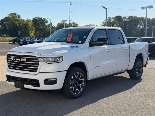 New 2027 Bright White Clear-Coat Exterior Paint RAM Laramie image 1