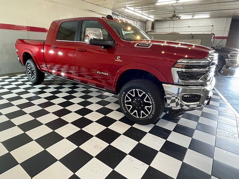 New 2027 Molten Red Pearl-Coat Paint RAM Longhorn Mega Cab 6