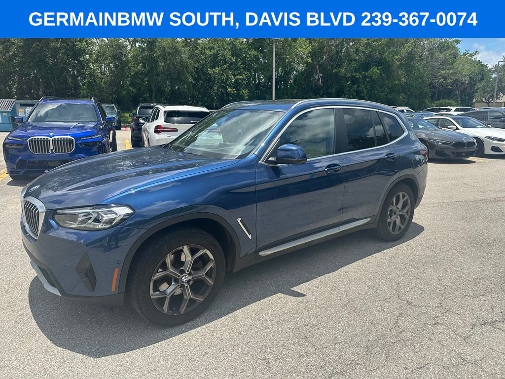 Certified Used 2023 Blue Metallic BMW xDrive30i image 2