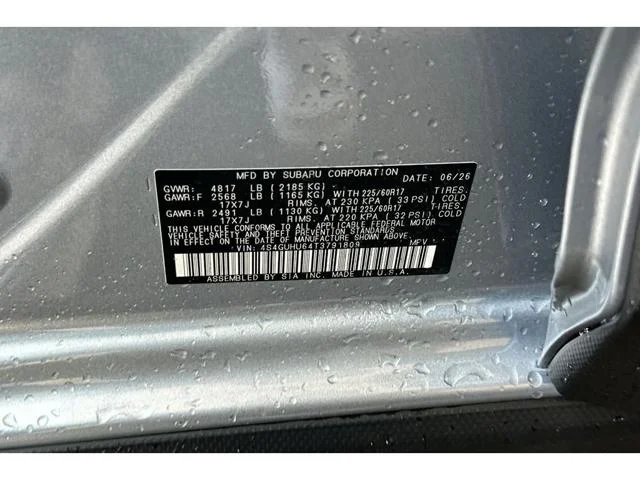 New 2026 ICE SILVER METALLIC Subaru Wilderness image 52