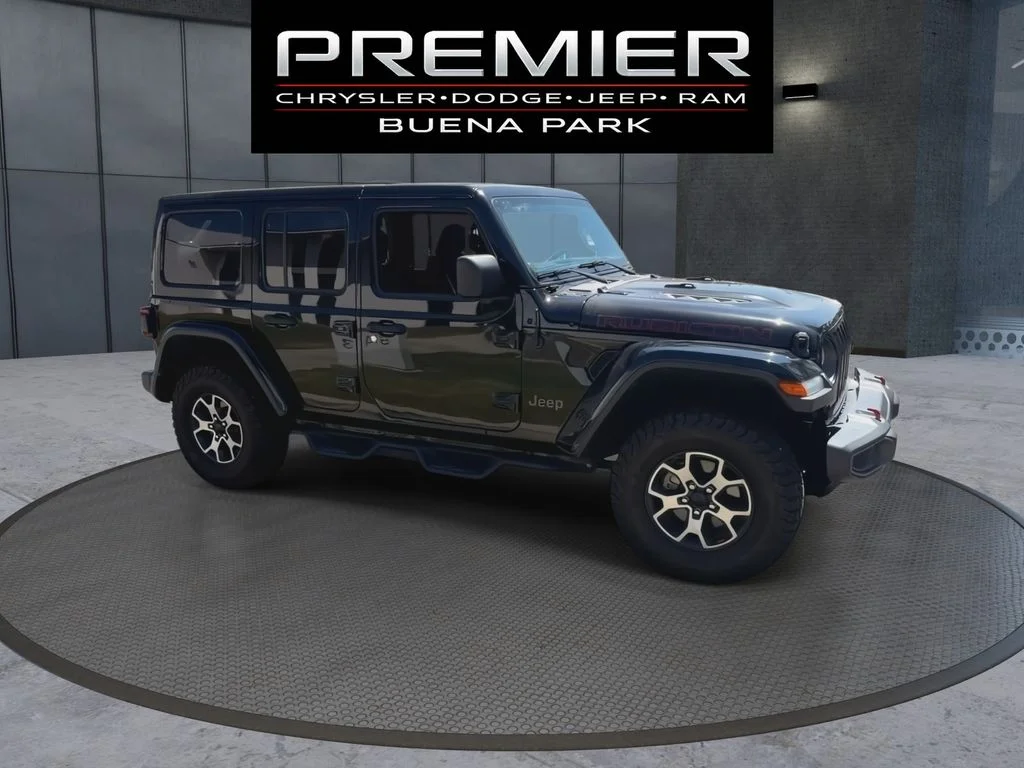 Used 2021 Black Jeep Unlimited Rubicon image 2