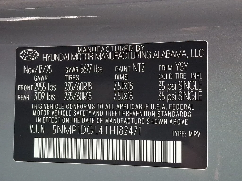 New 2026 Gray Hyundai SE image 10