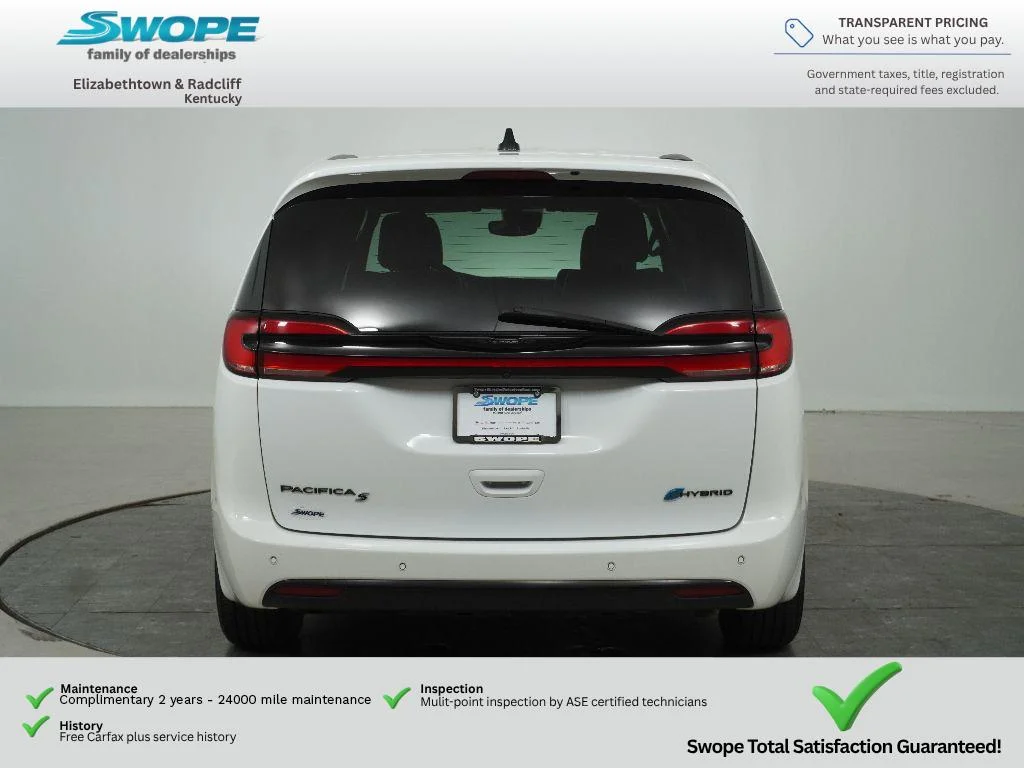 Used 2024 Bright White Clearcoat Chrysler Hybrid S Appearance Pkg image 4