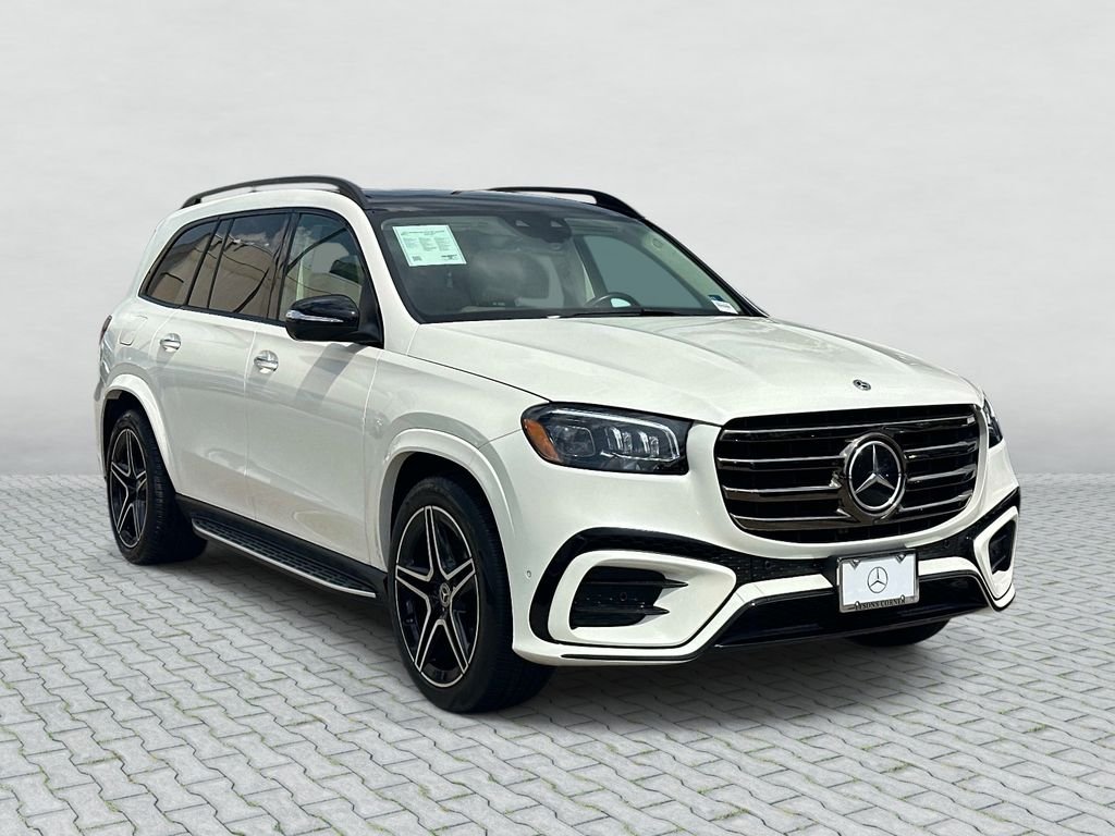 Used 2024 MANUFAKTUR Diamond White Metallic Mercedes-Benz GLS 450 image 3