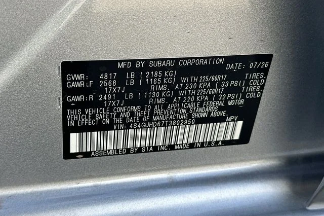 New 2026 ICE SILVER METALLIC Subaru Premium image 24