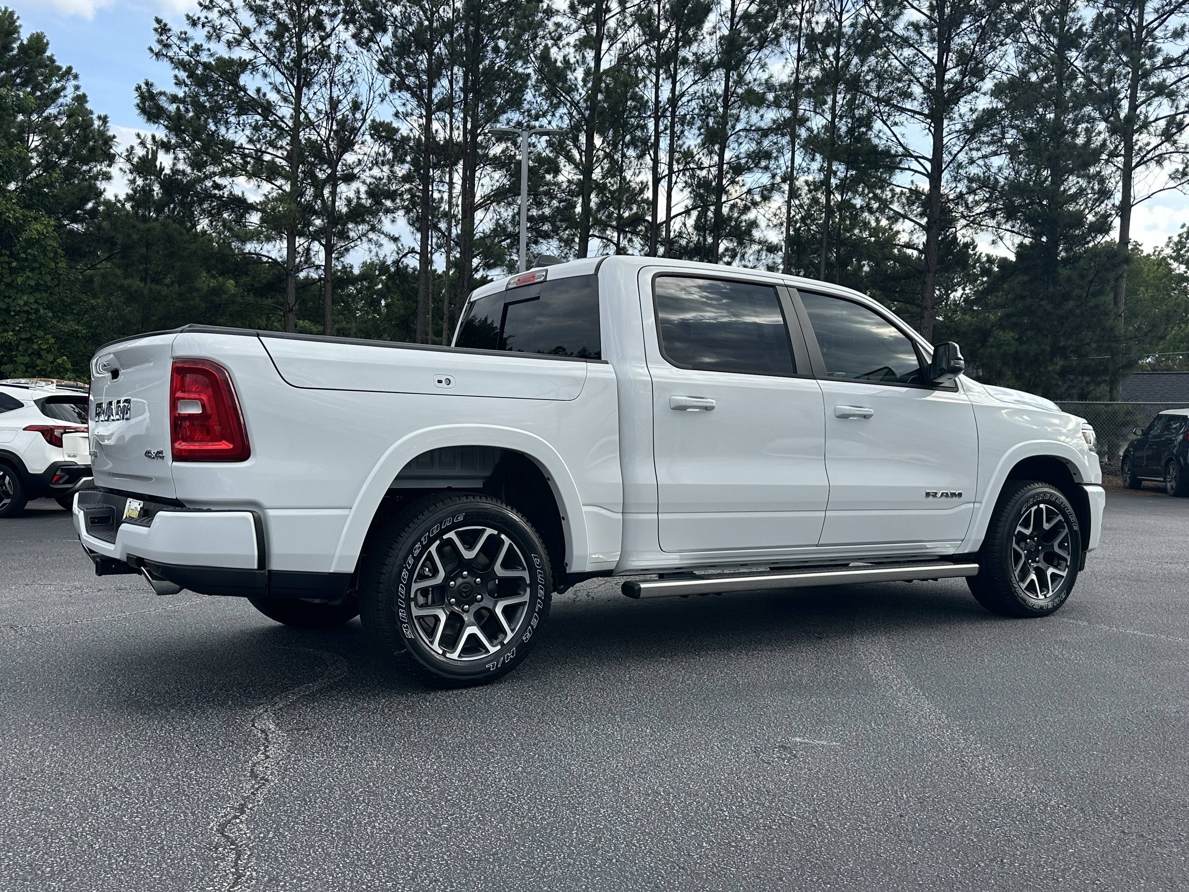 New 2026 Bright White Clear-Coat Exterior Paint RAM Laramie image 8