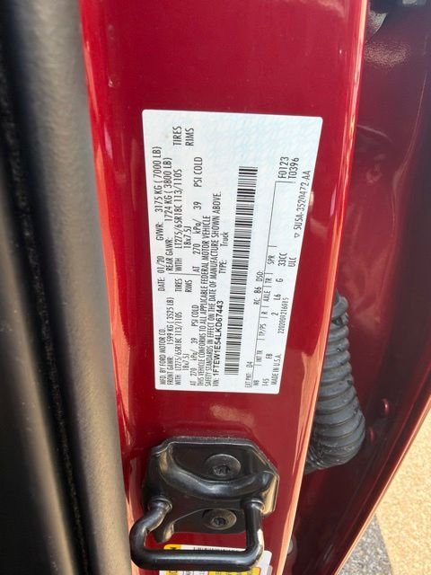 Used 2020 Red Ford BLACK WIDOW image 13