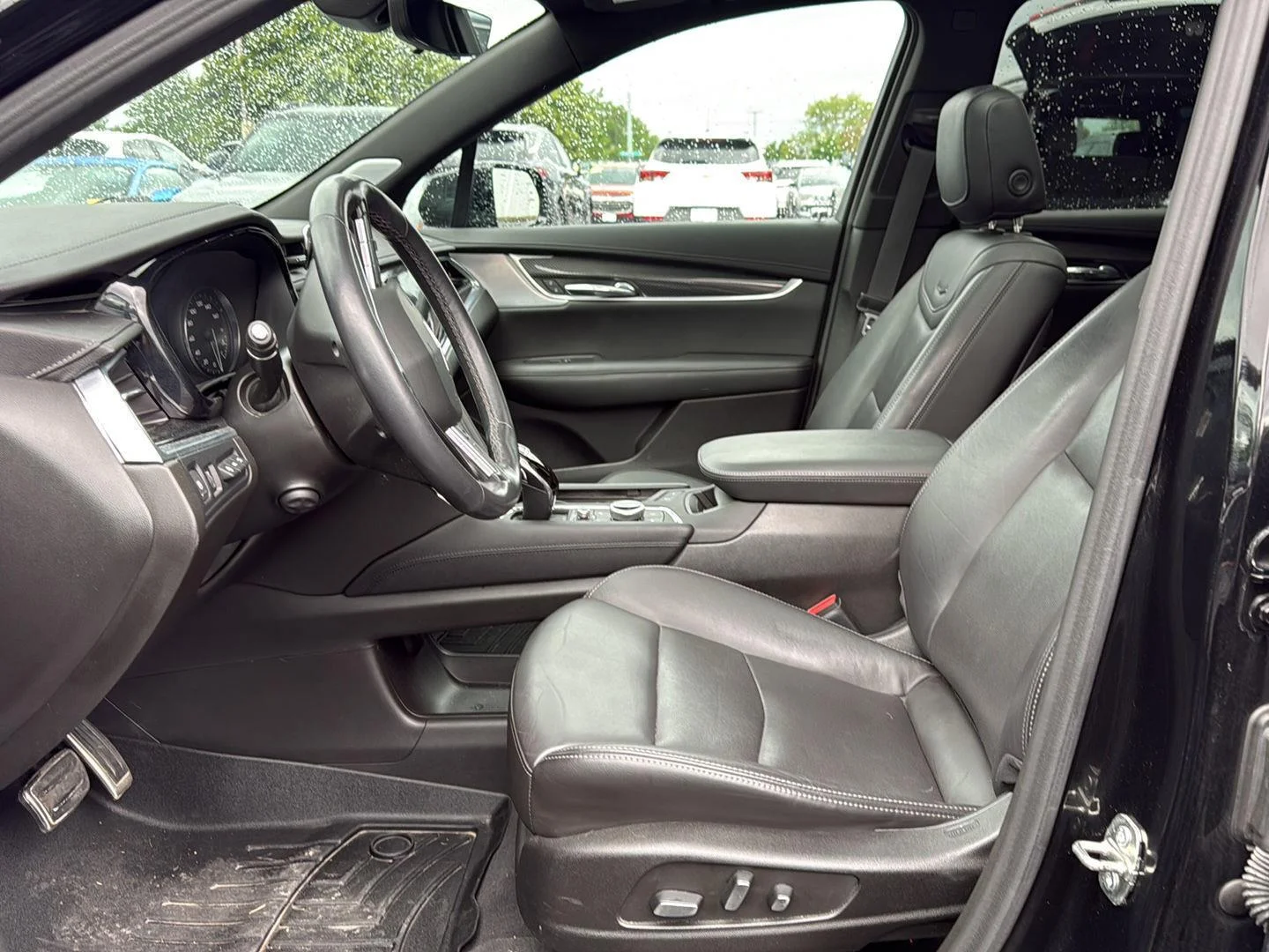 Used 2023 Stellar Black Metallic Cadillac AWD Sport image 4