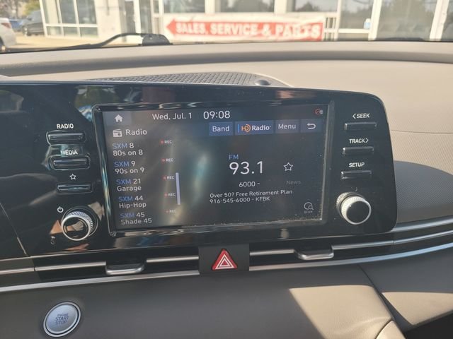 Certified Used 2021 Blue Hyundai SEL image 23