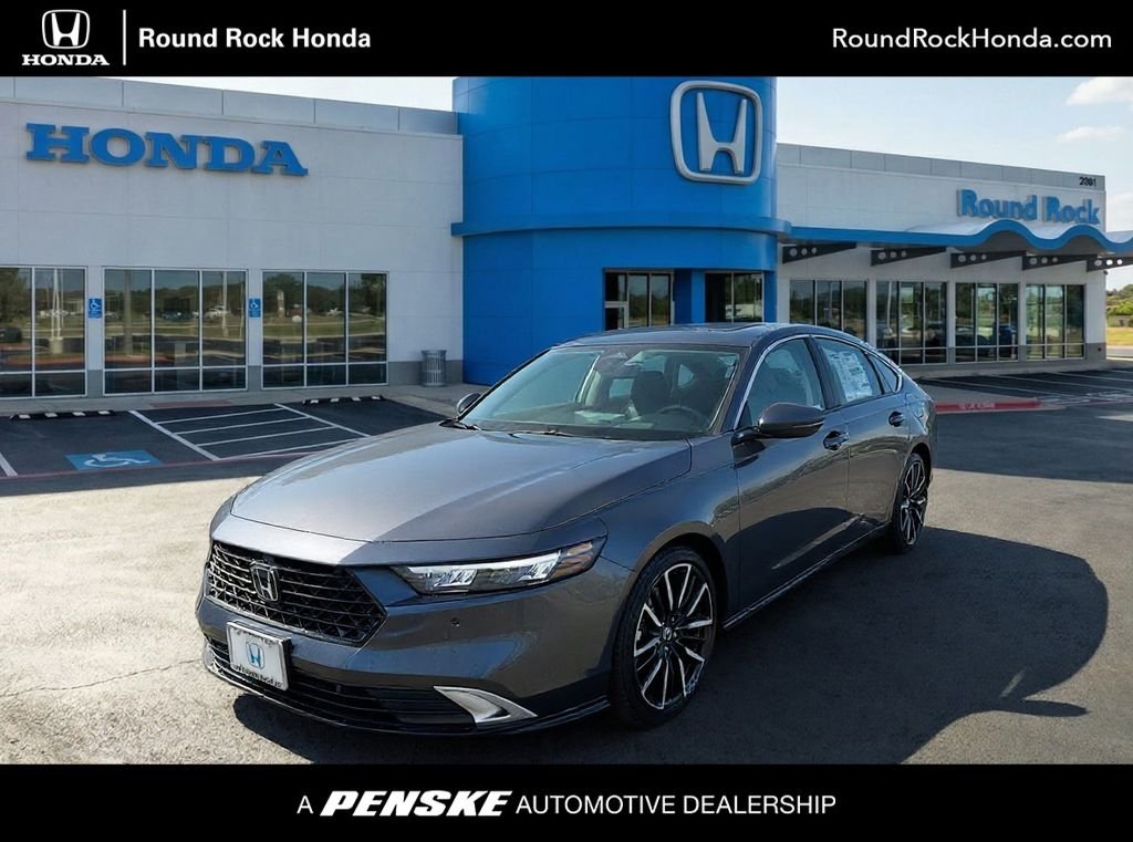 New 2026 Meteorite Gray Metallic Honda Touring Hybrid image 1