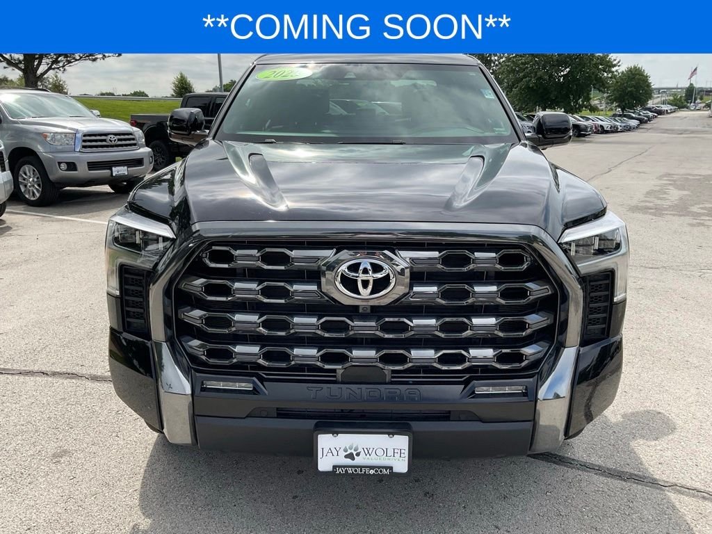 Used 2025 Toyota Tundra Platinum with VIN 5TFNA5DB1SX260137 for sale in Kansas City