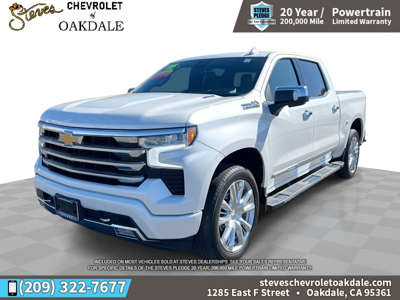 Used 2025 Iridescent Pearl Tricoat Chevrolet High Country image 1
