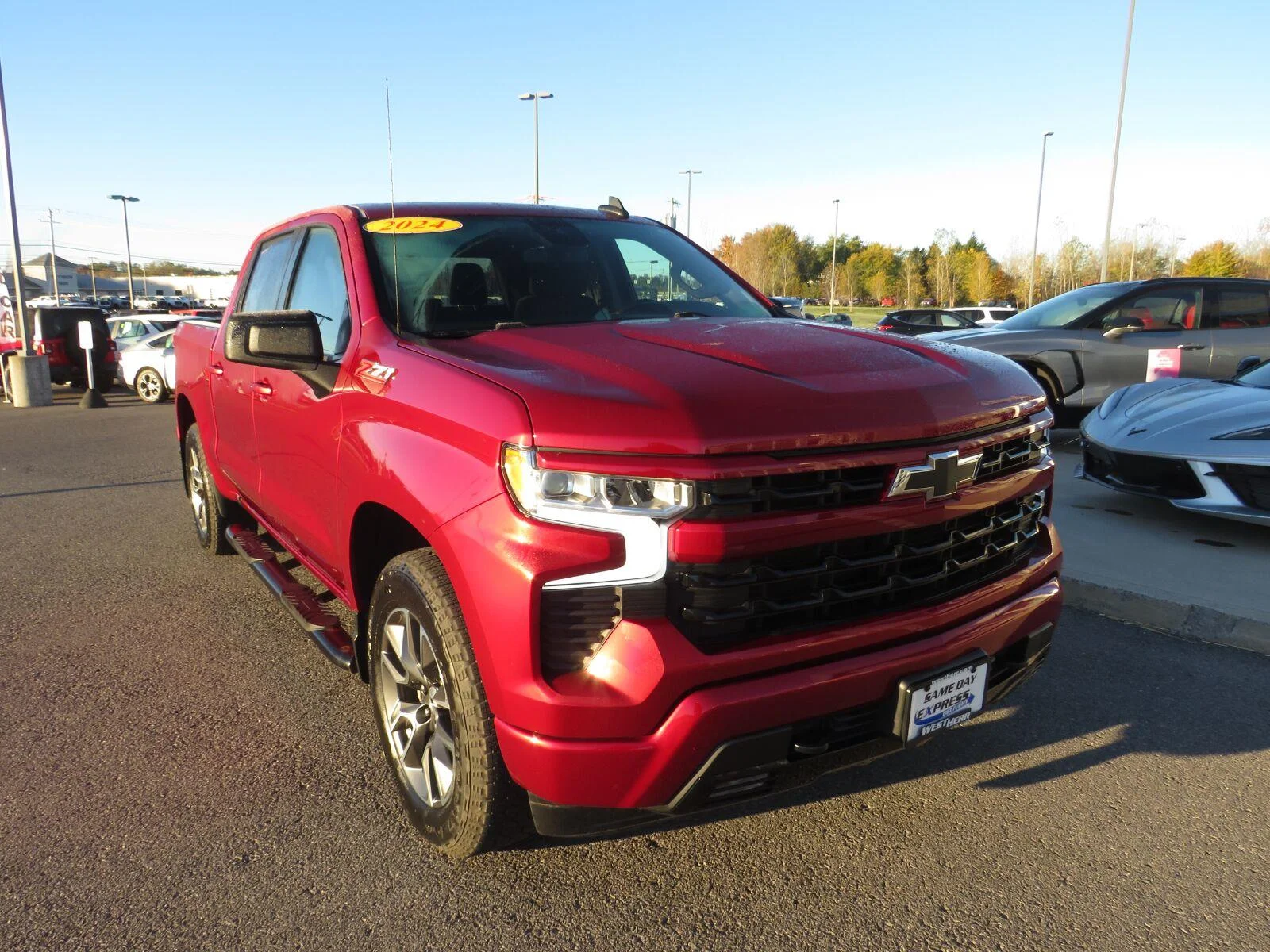 Used 2024 Radiant Red Tintcoat Chevrolet RST image 3