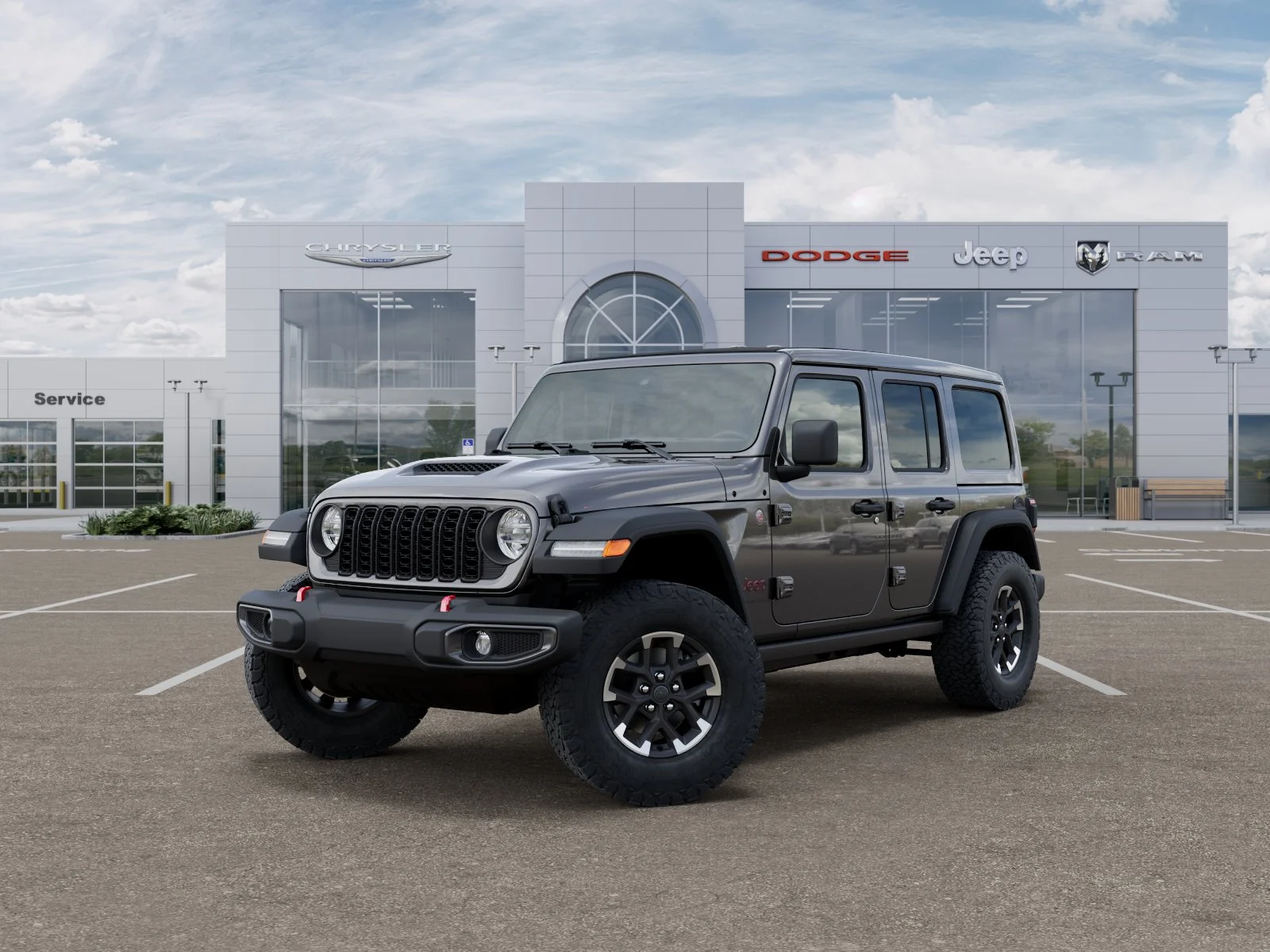 New 2026 Granite Crystal Metallic Clear-Coat Exterior Paint Jeep Rubicon image 28
