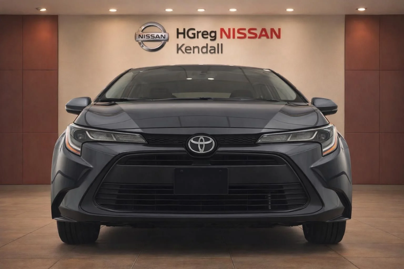Used 2024 Blue Toyota LE image 5