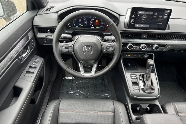 New 2027 Platinum White Pearl Honda Sport-L Hybrid AWD image 16