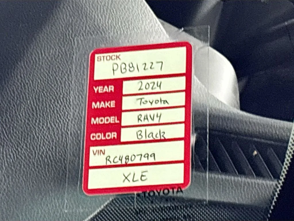 Used 2024 Black Toyota XLE image 25