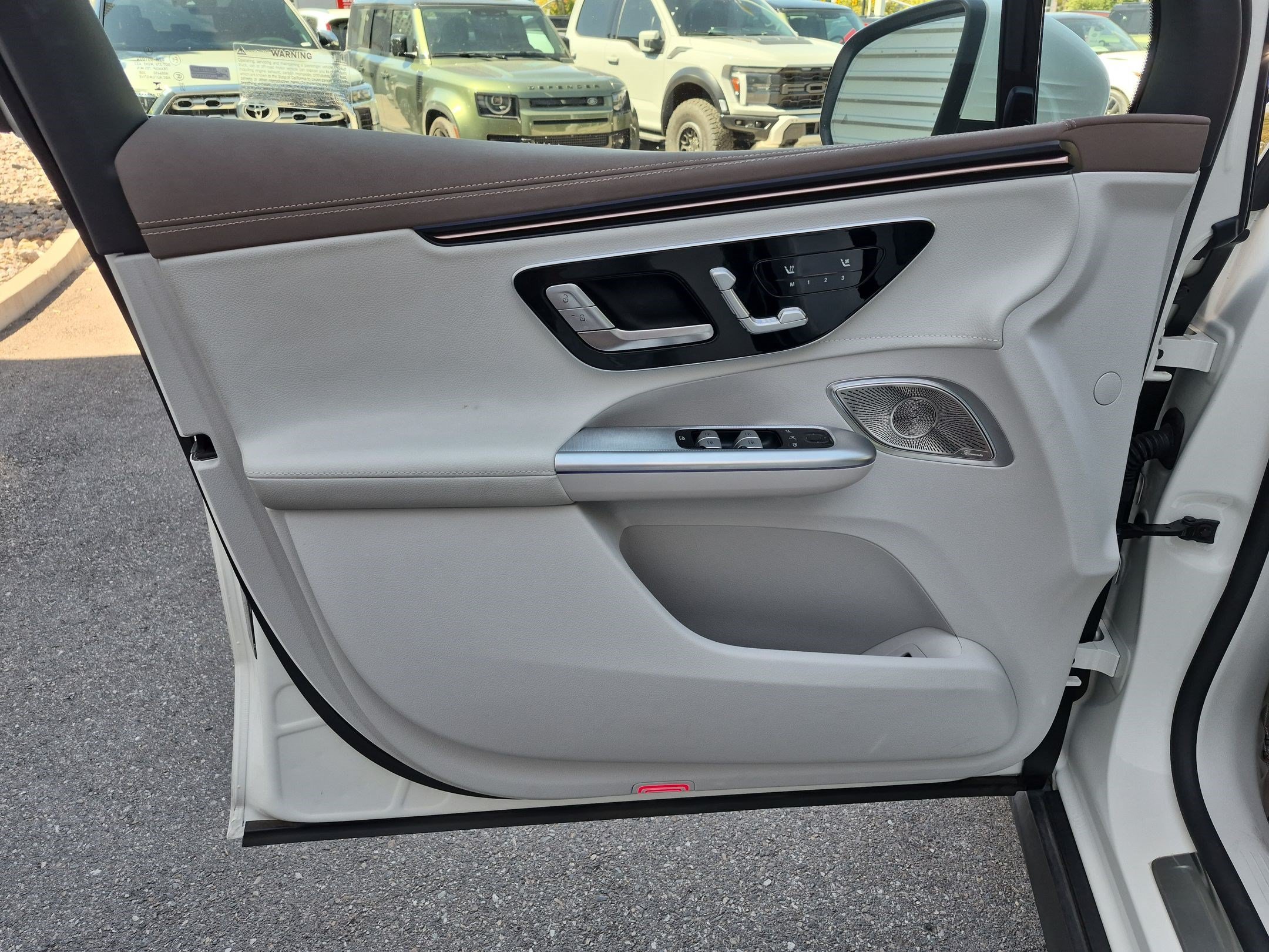 Certified Used 2023 MANUFAKTUR Diamond White Metallic Mercedes-Benz EQE 350 image 12