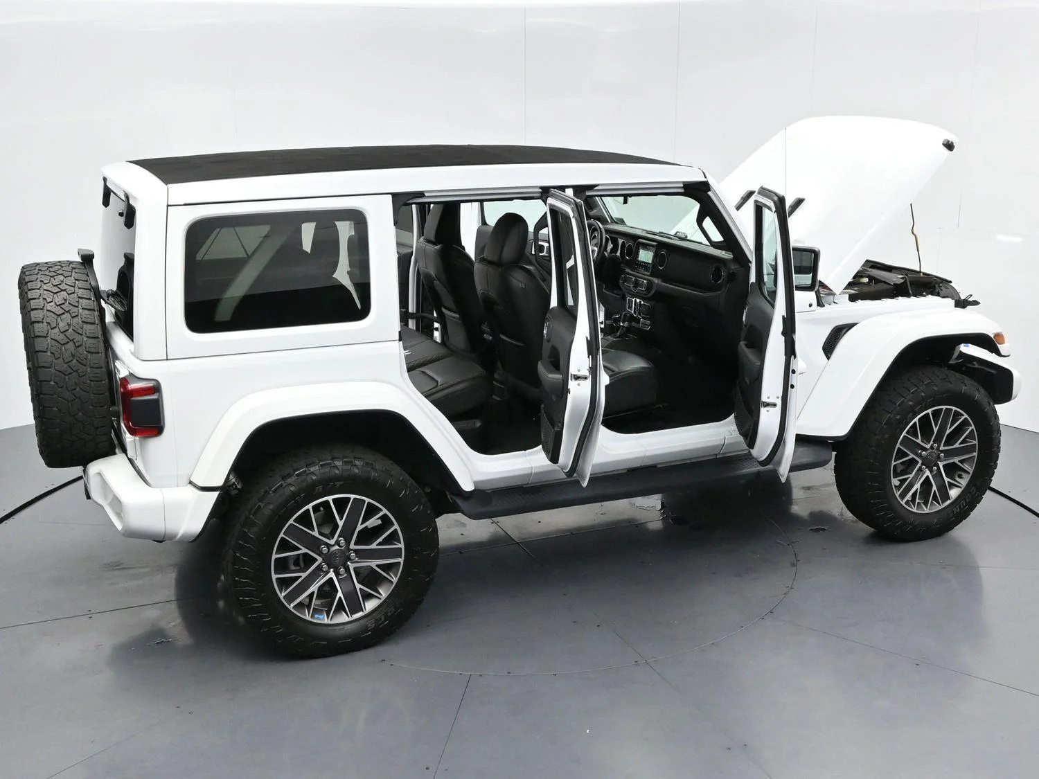 Used 2023 Bright White Clearcoat Jeep Sahara High Altitude image 41