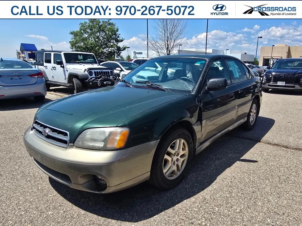 Used 2000 Timberline Green Pearl/Titanium Pearl Subaru Outback Ltd image 1