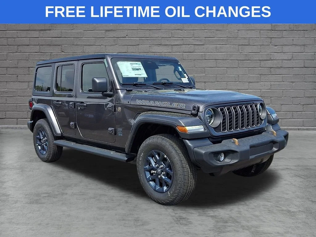 New 2026 Granite Crystal Metallic Clearcoat Jeep 85th Anniversary image 1