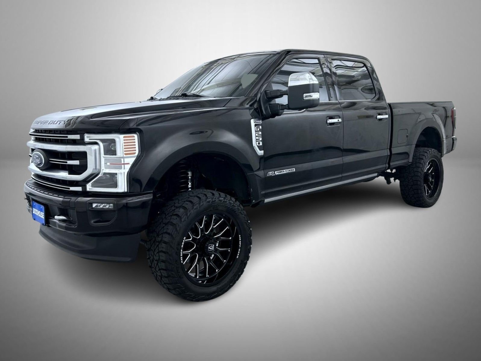 Used 2021 Agate Black Metallic Ford Platinum image 1