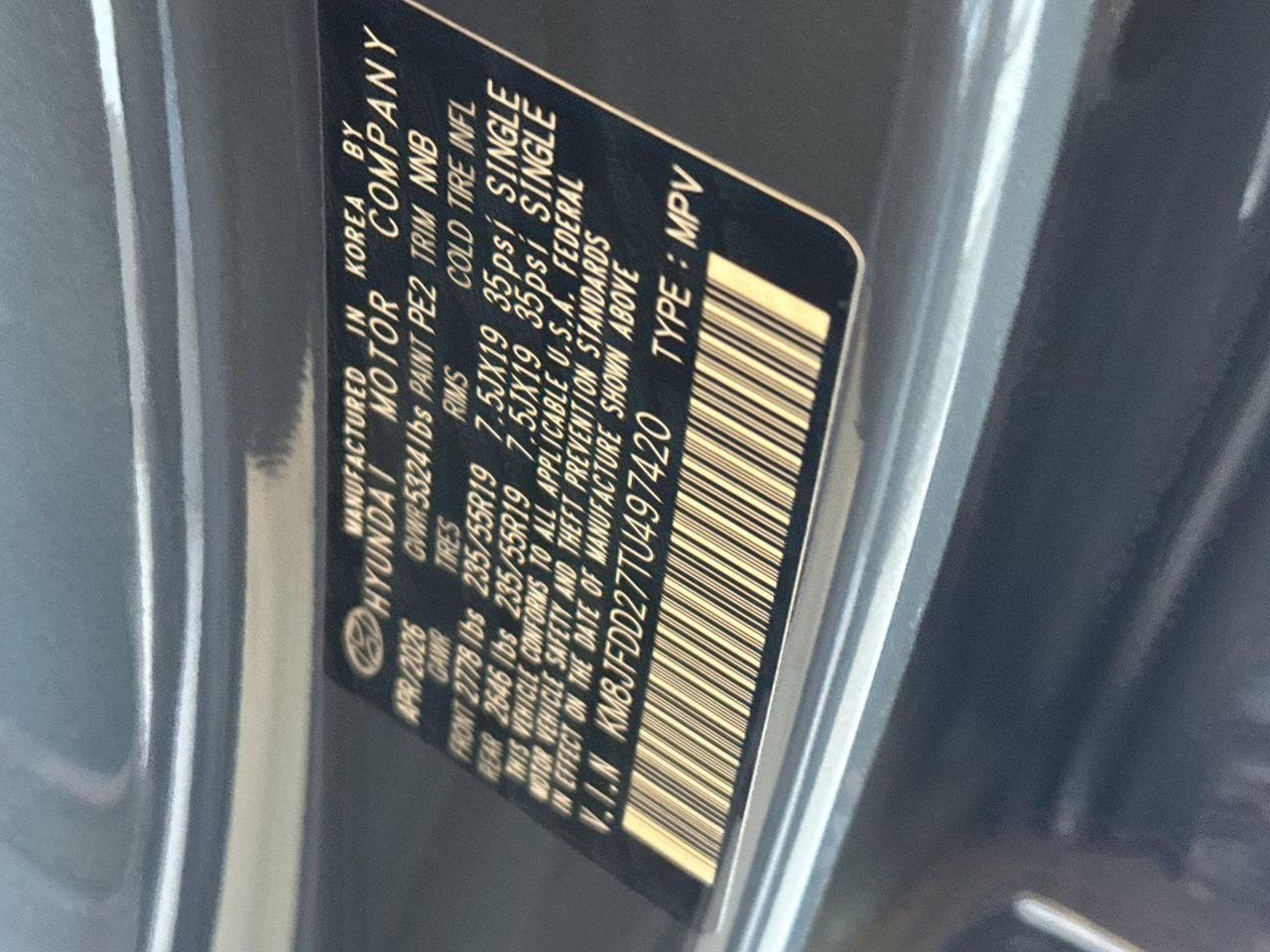 New 2026 Gray Hyundai Limited image 27