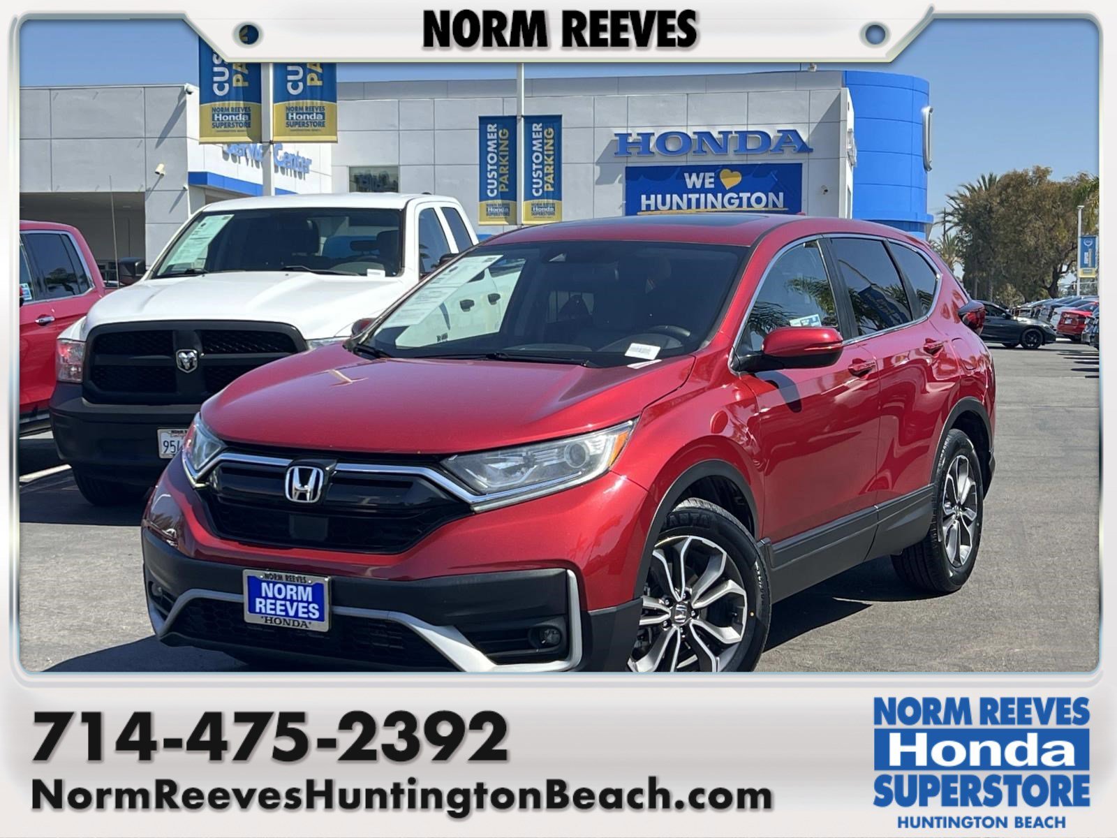 Used 2021 Red Honda EX image 1