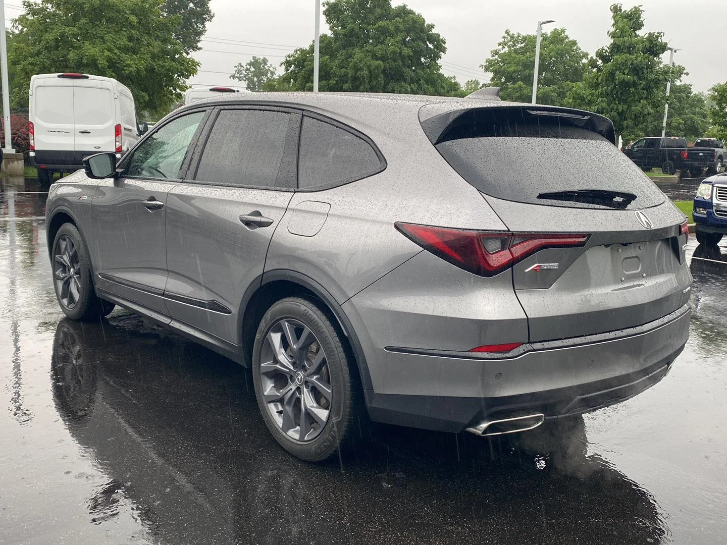 Used 2023 Liquid Carbon Metallic Acura SH-AWD w/A-SPEC image 9