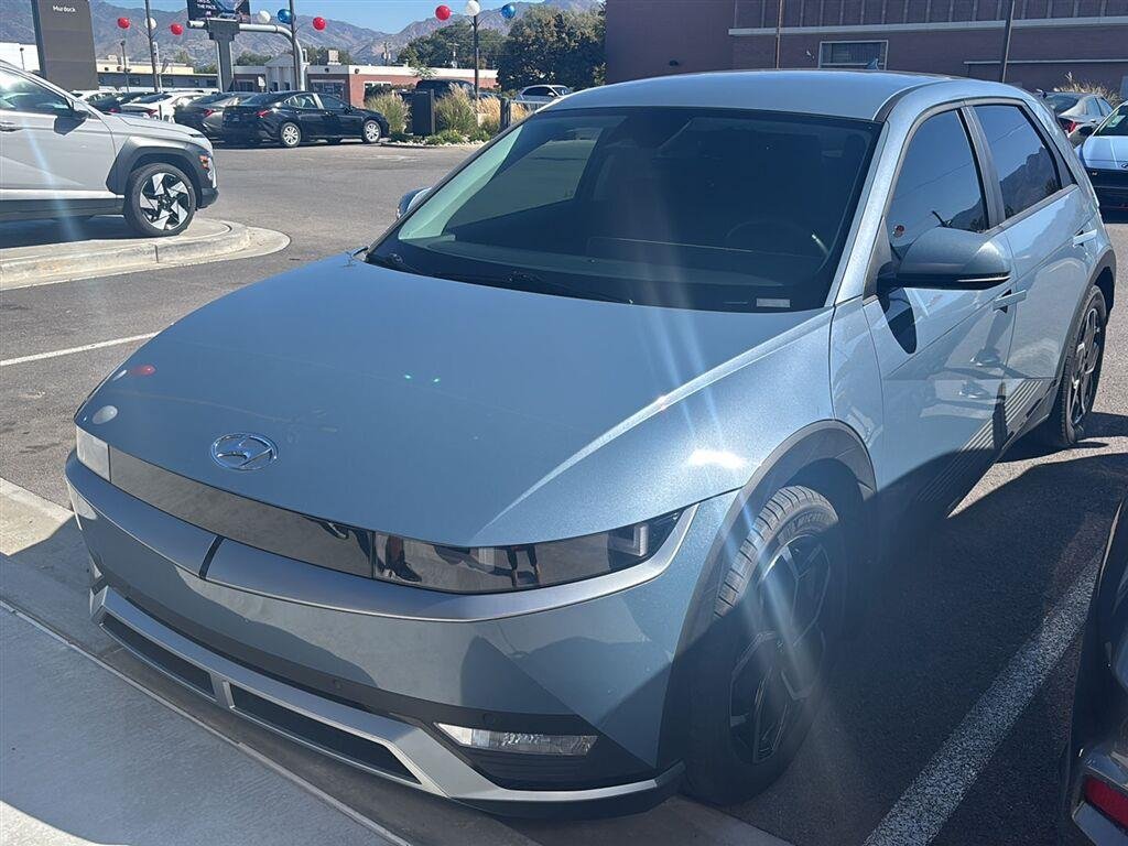 Certified Used 2023 Lucid Blue Hyundai SEL image 1