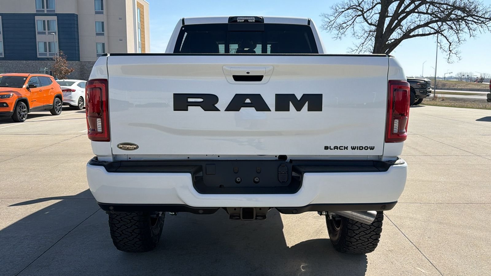 New 2026 Bright White Clear-Coat Exterior Paint RAM Laramie image 10