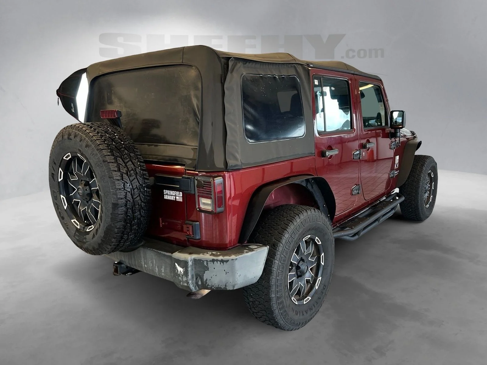 Used 2007 Red Rock Crystal Pearlcoat Jeep Unlimited X image 13