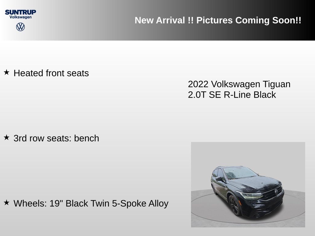 Used 2022 Black Volkswagen 2.0T SE R-Line Black image 11
