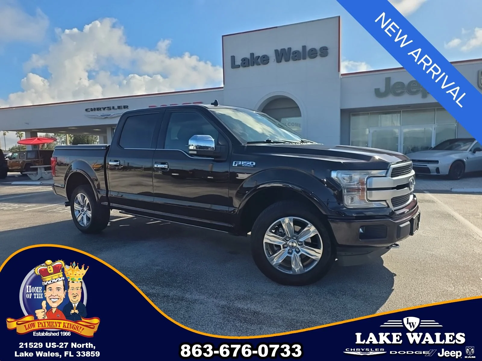 Certified Used 2019 Red Ford Platinum image 1