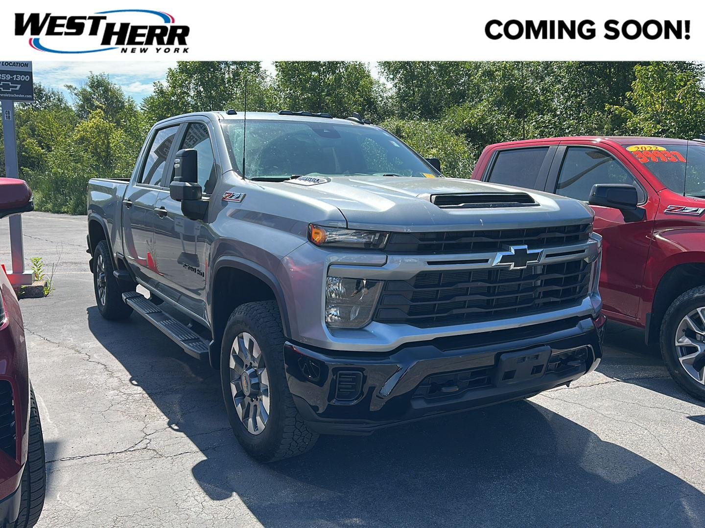 Used 2024 Sterling Gray Metallic Chevrolet Custom image 1