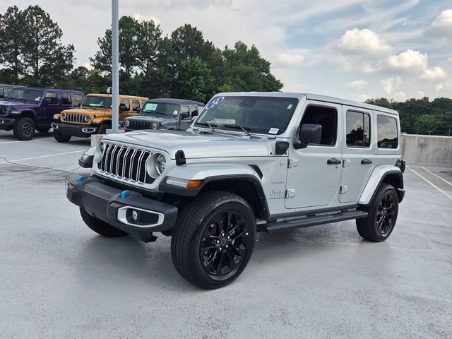 Used 2024 Silver Jeep Sahara 4xe image 3