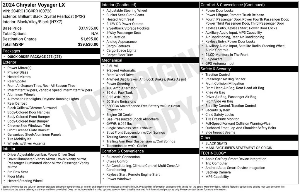 Used 2024 Black Chrysler LX image 17