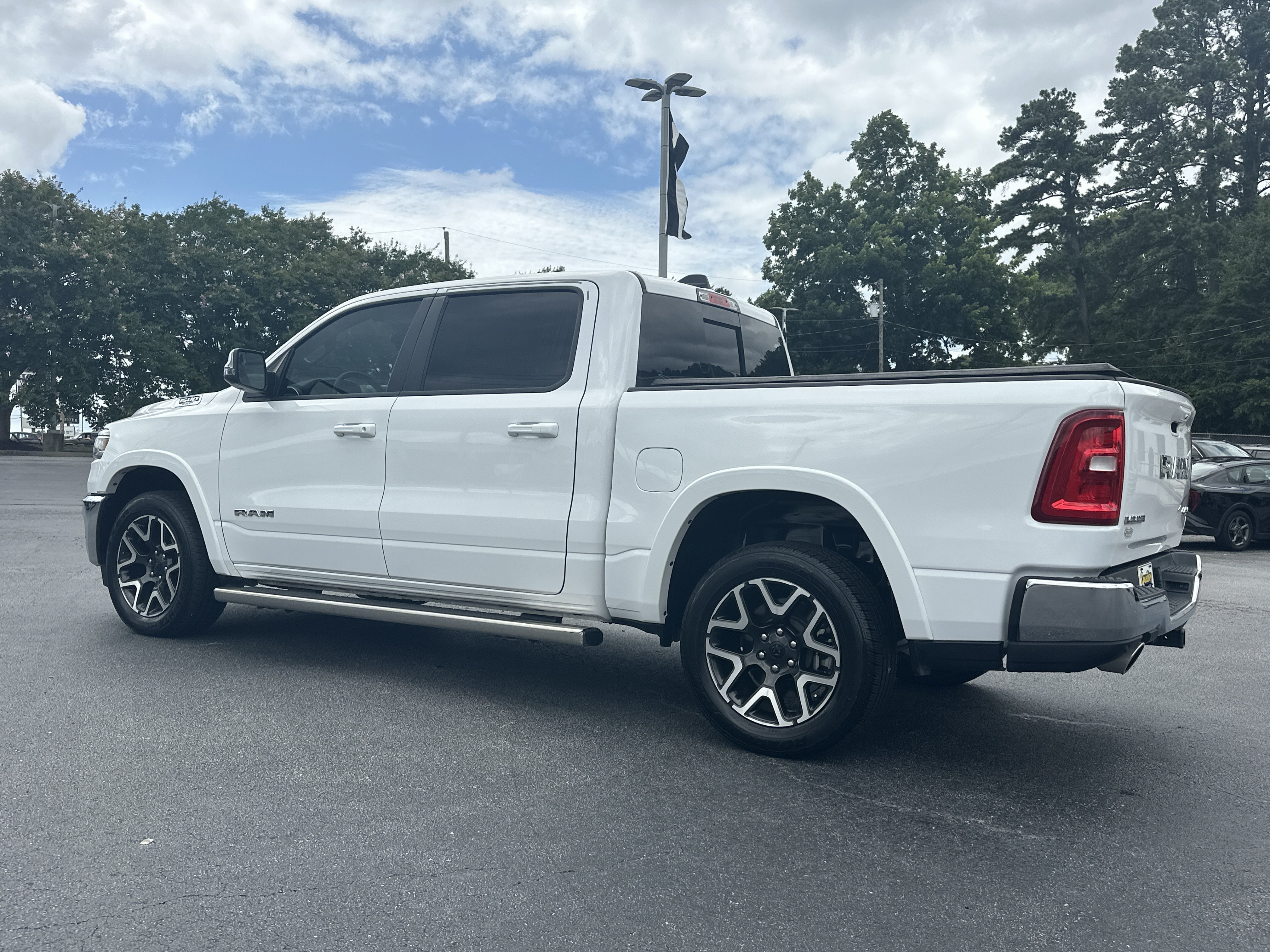 Used 2025 Bright White Clearcoat Ram Laramie image 6