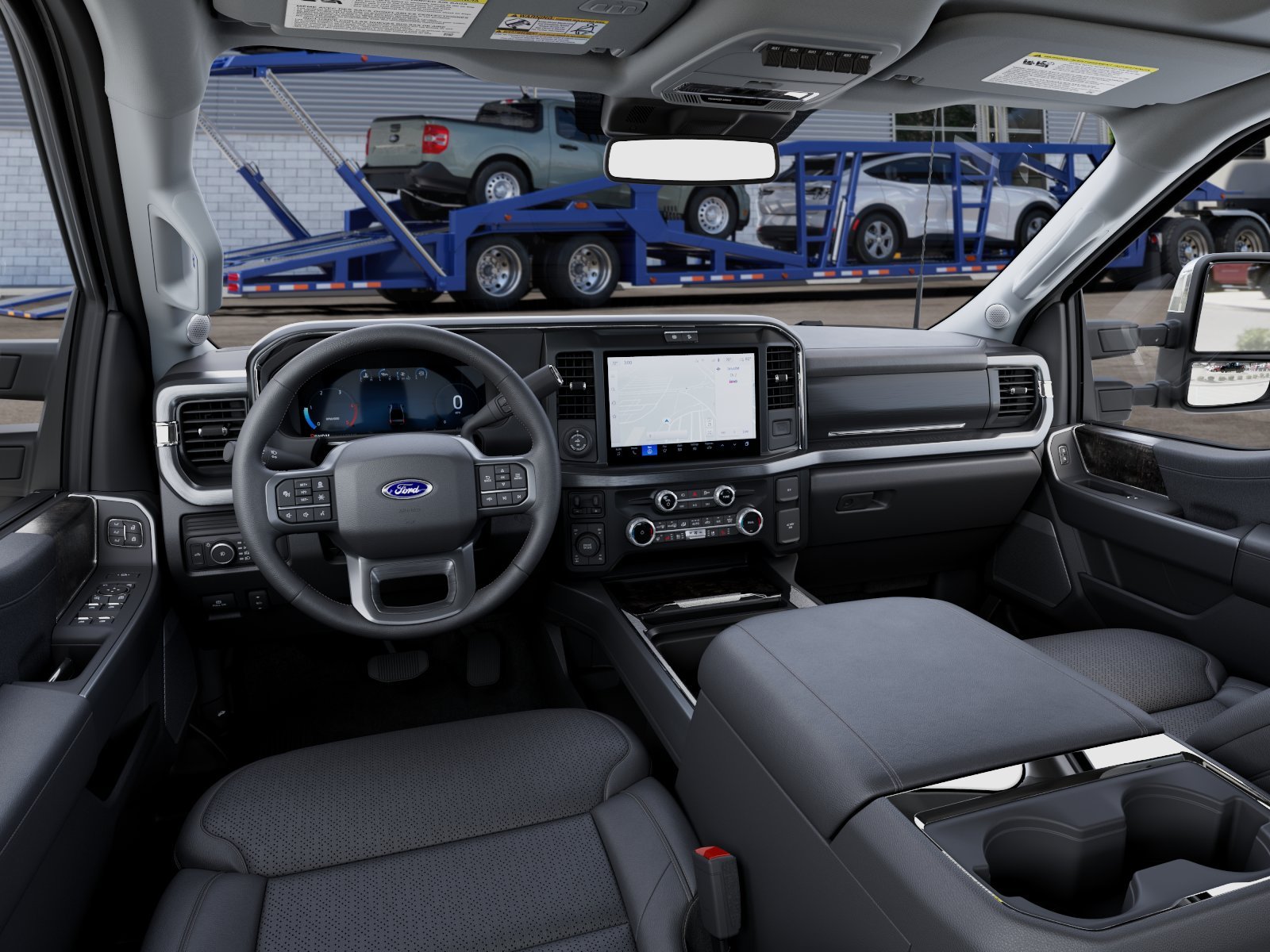 New 2027 Star White Metallic Tri-Coat Ford F-250® Lariat® image 9