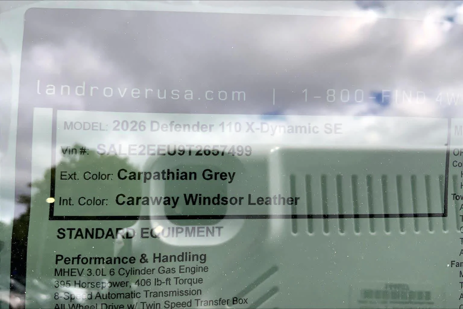 New 2026 Carpathian Grey Land Rover X-Dynamic SE image 6